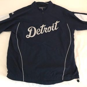 Detroit Oversized Windbreaker Crewneck